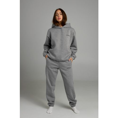 SOFT LIGHT GRAY JOGGER SET - HOODIE